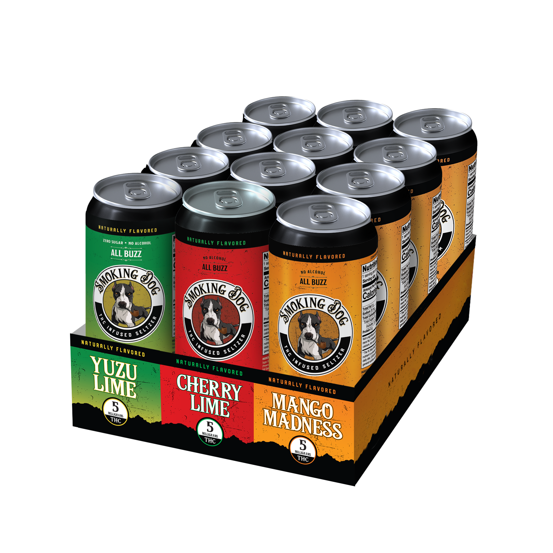 Smoking Dog THC Seltzer - 12 Pack