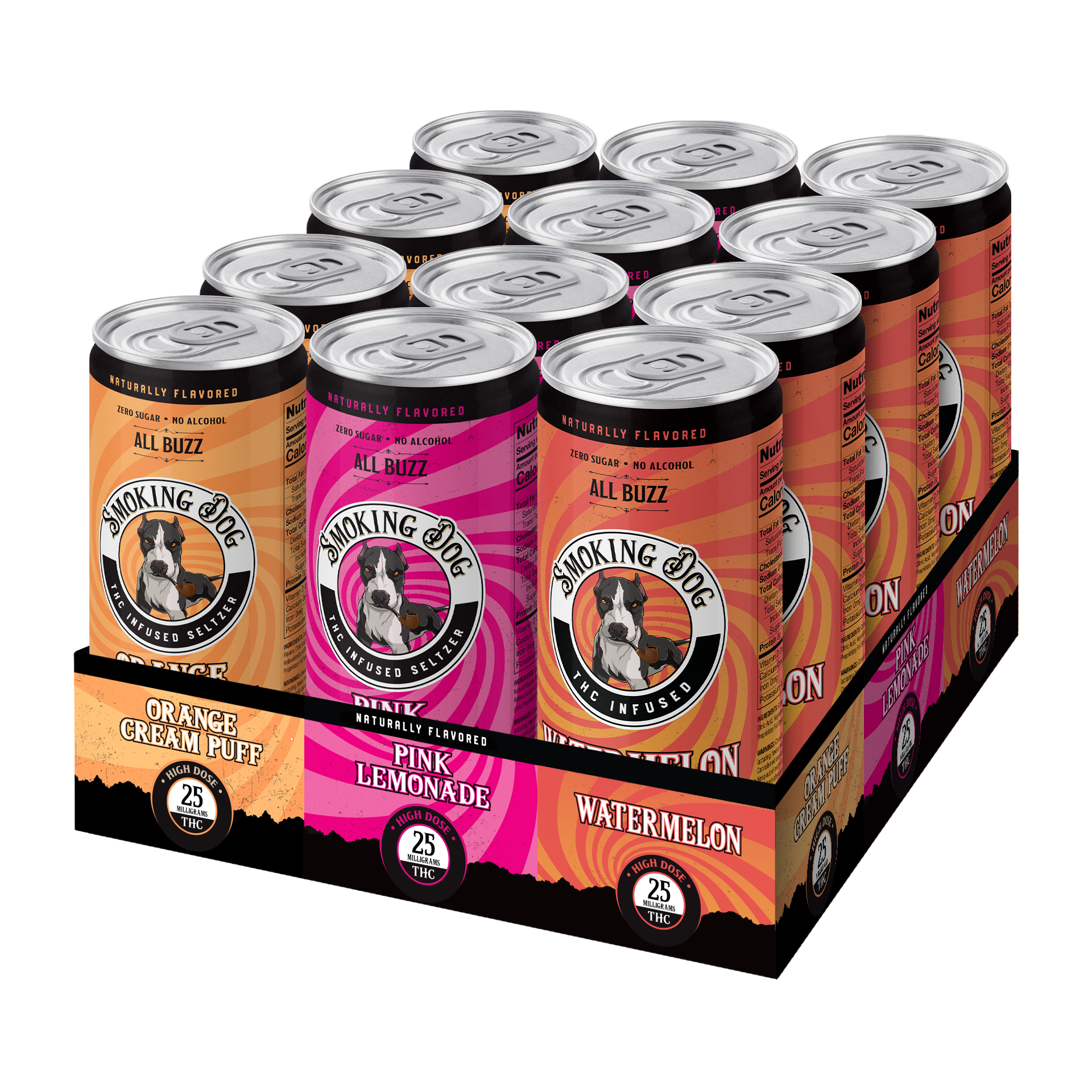 Smoking Dog THC Seltzer - 12 Pack