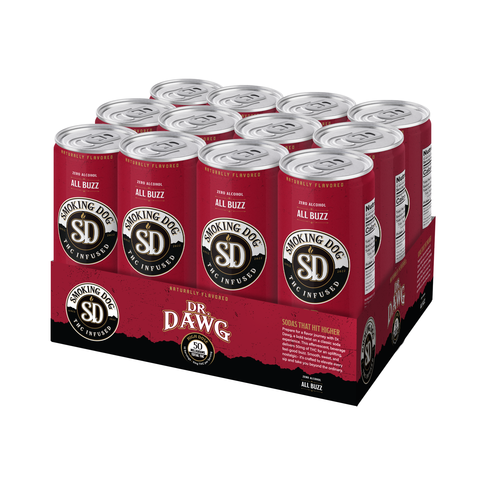 Smoking Dog THC Seltzer - 12 Pack