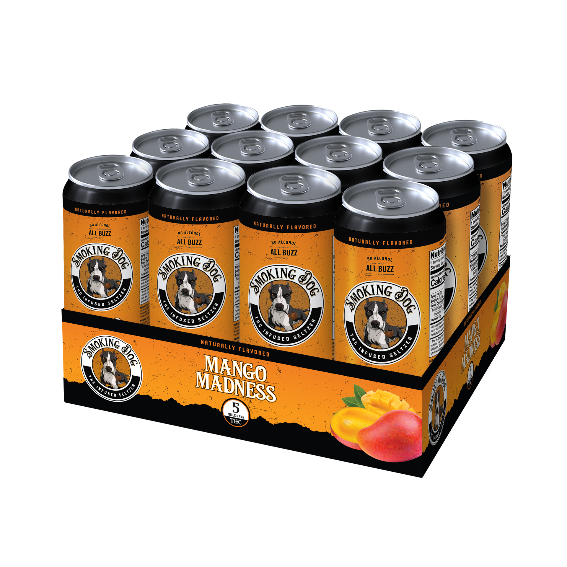 Smoking Dog THC Seltzer - 12 Pack