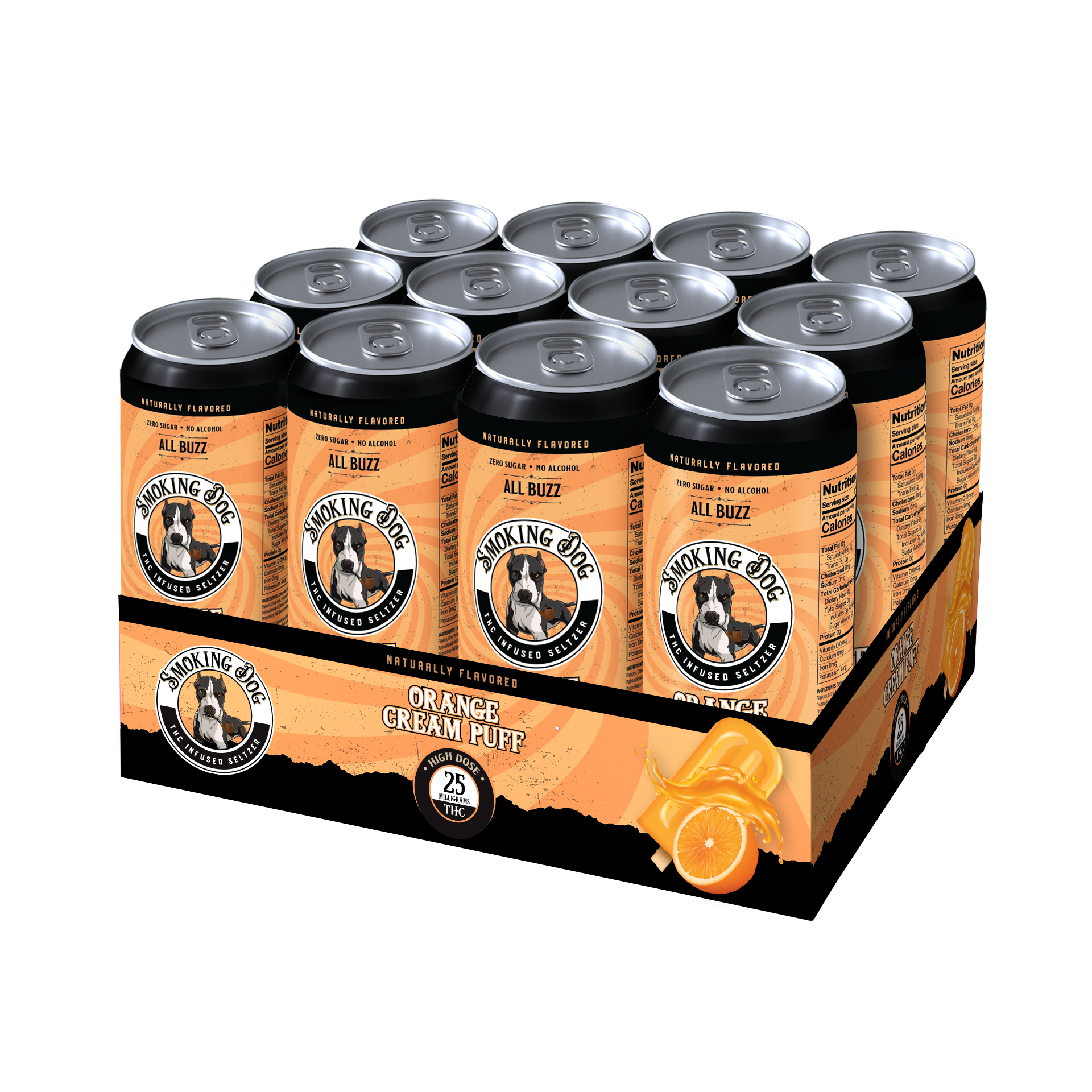 Smoking Dog THC Seltzer - 12 Pack