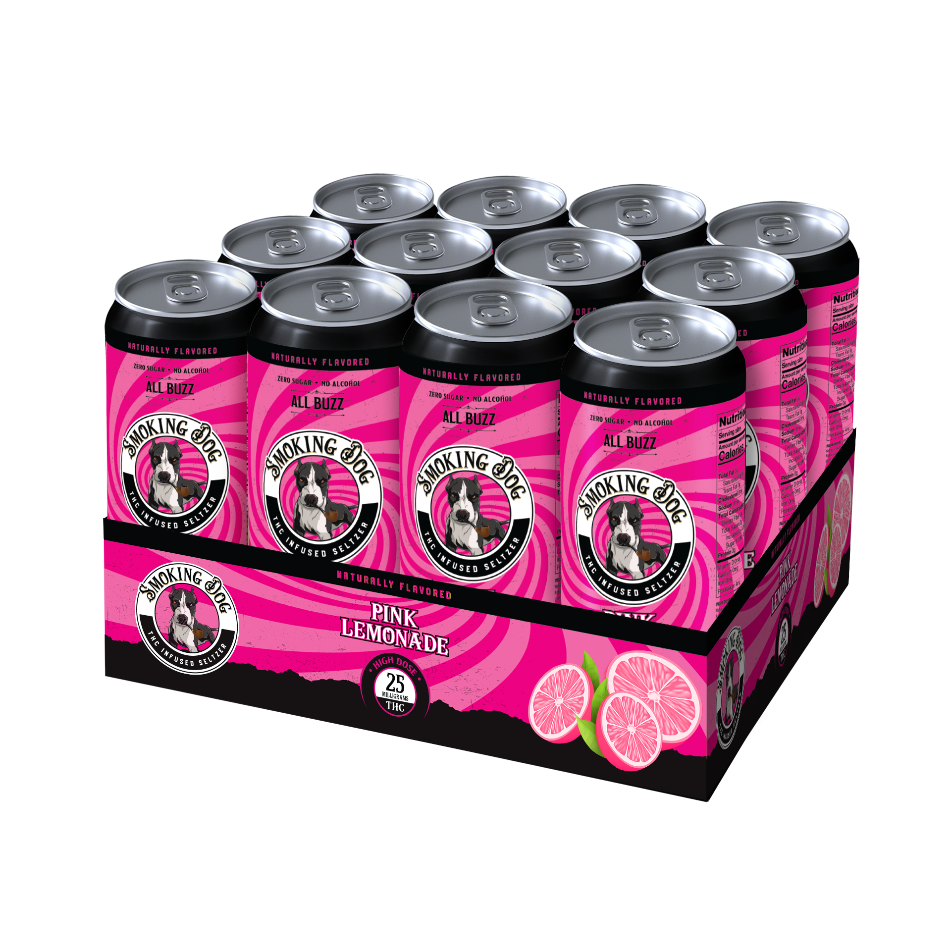 Smoking Dog THC Seltzer - 12 Pack