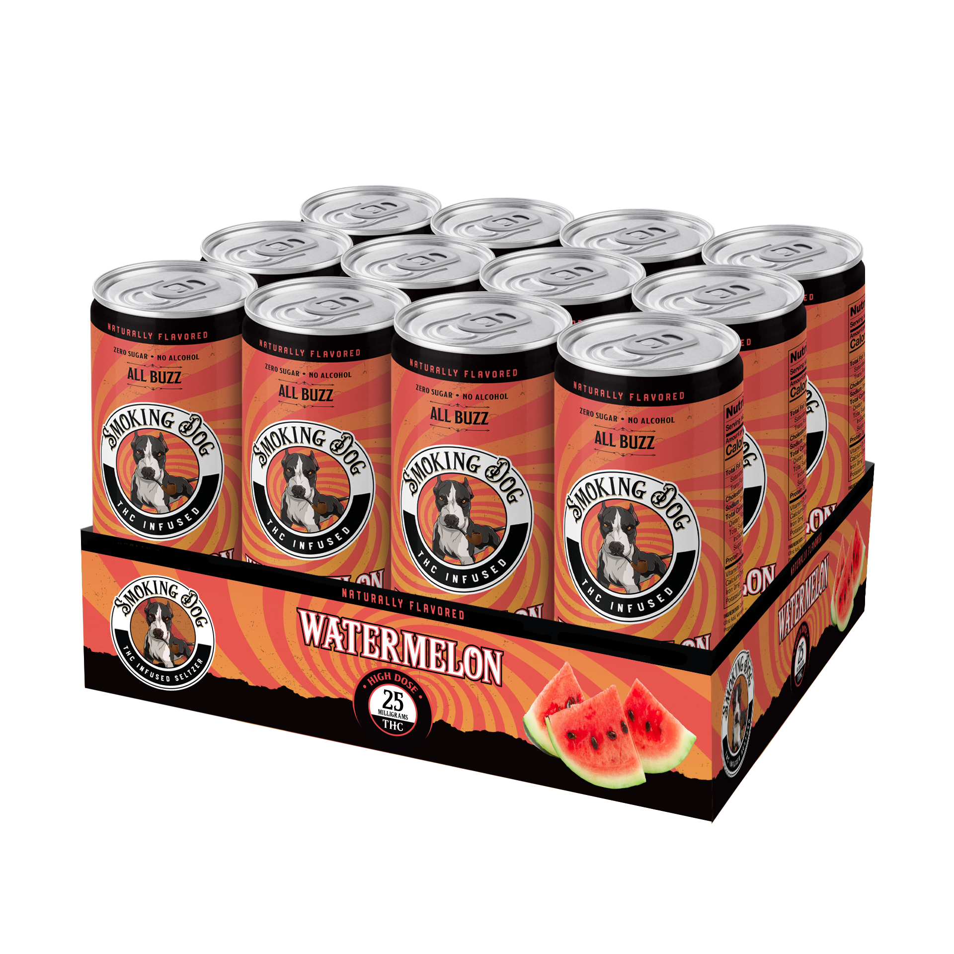 Smoking Dog THC Seltzer - 12 Pack
