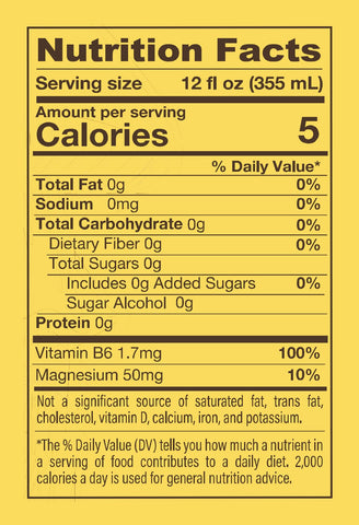 Melting Forest Functional D-Stress Coconut Pineapple - Nutrition Facts