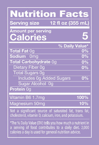Melting Forest Functional D-Stress Strawberry Lavender - Nutrition Facts