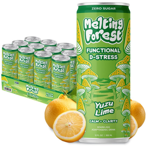 Melting Forest Functional D-Stress Yuzu Lime - 12-pack case