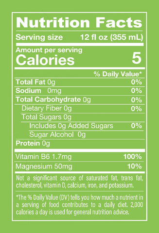 Melting Forest Functional D-Stress Yuzu Lime - Nutrition Facts
