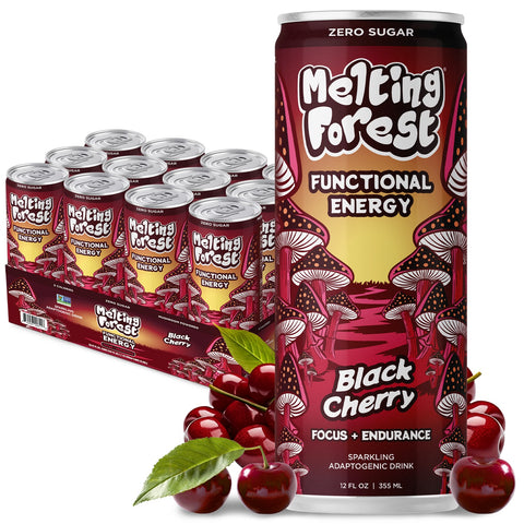 Melting Forest Functional Energy Black Cherry - 12-pack case