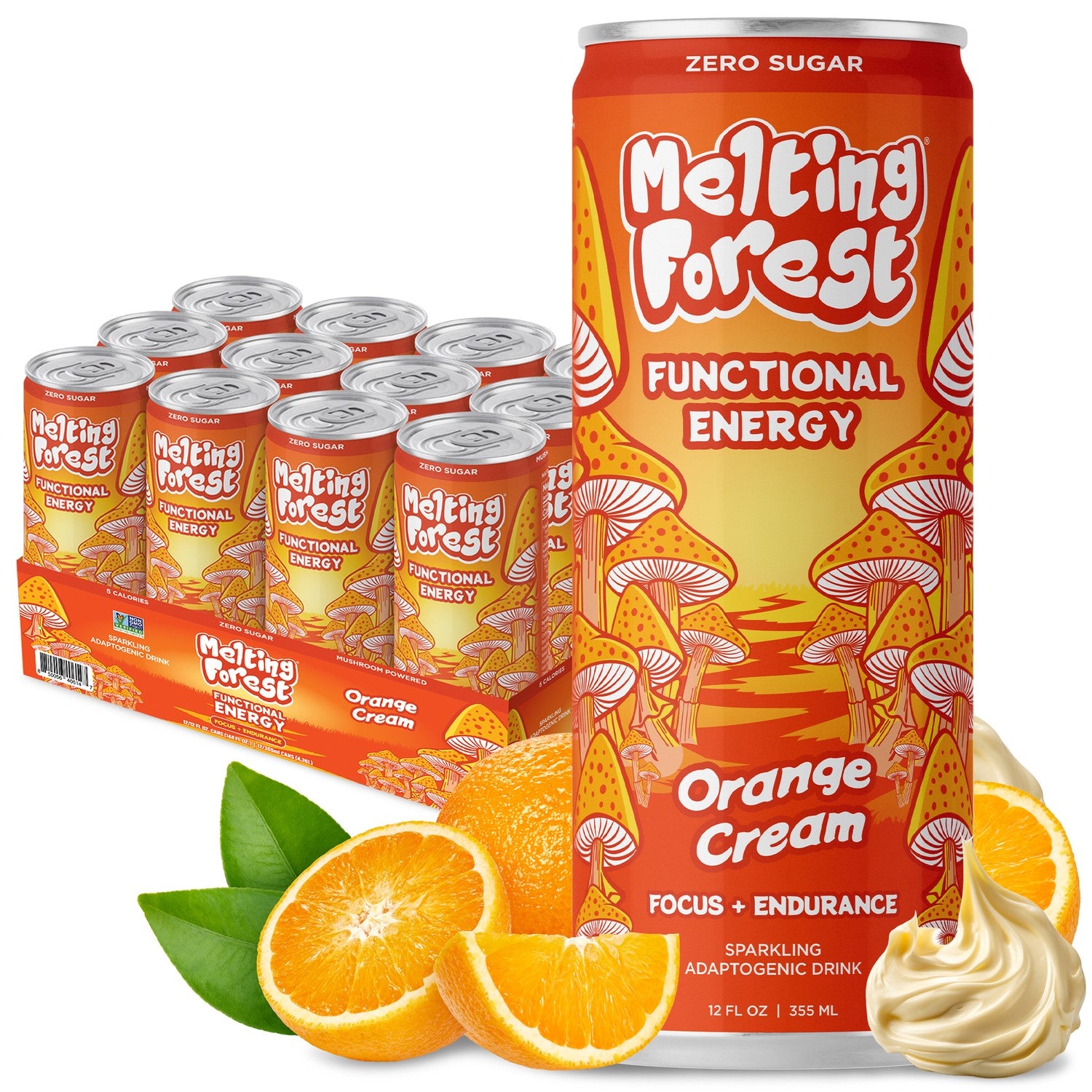 Melting Forest Functional Energy Orange Cream - 12-pack case
