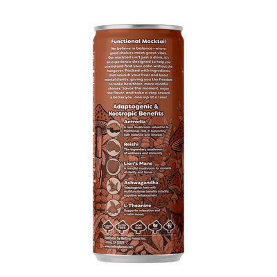 Melting Forest Functional Mushroom Mocktails — Master Case (6 x 4-packs)