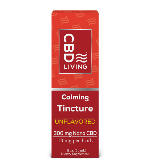 CBD Living tincture bottle