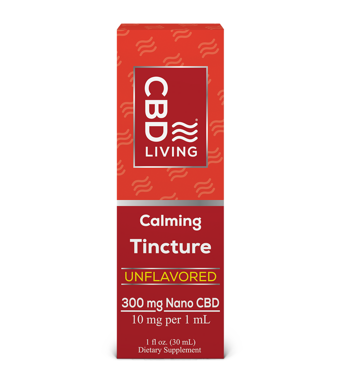 CBD Living tincture bottle