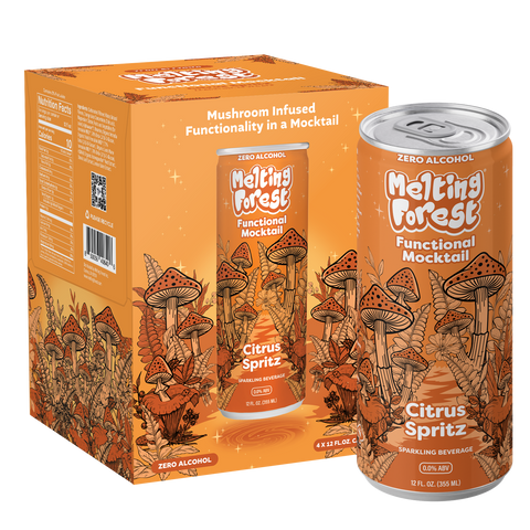 Melting Forest Functional Mushroom Mocktails — Master Case (6 x 4-packs)