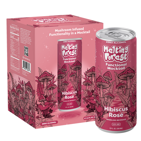 Melting Forest Functional Mushroom Mocktails — Master Case (6 x 4-packs)