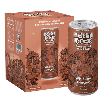 Melting Forest Functional Mushroom Mocktails — Master Case (6 x 4-packs)