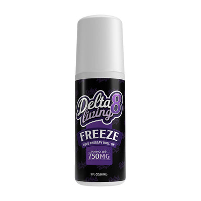 Delta8 Living Freeze cold therapy Roll-On 88ml Bottle