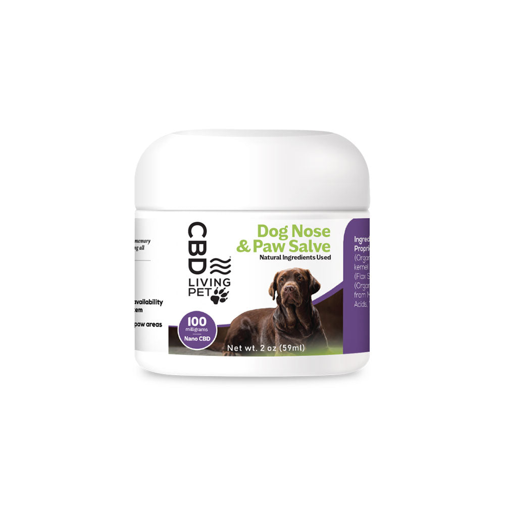 CBD Living Dog Nose & Paw Salve (100mg)