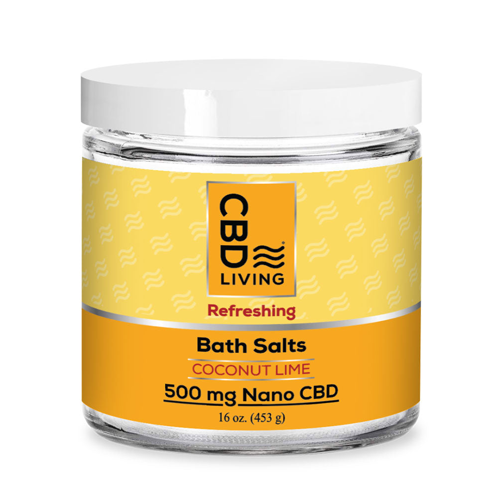 CBD Living Coconut Lime Bath Salt (500 mg)